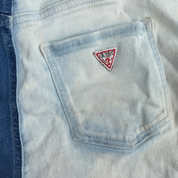Guess jeans Two-Tone Denim Women Shorts size 28 - Picture 3 of 6